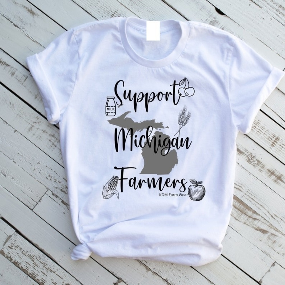 Support Farmers Shirt, Support Michigan Agriculture T Shirt